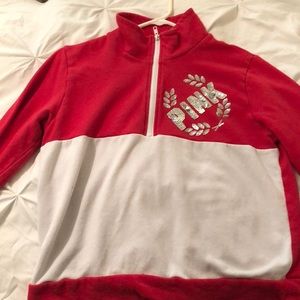 victorious secret pink jacket collar neck